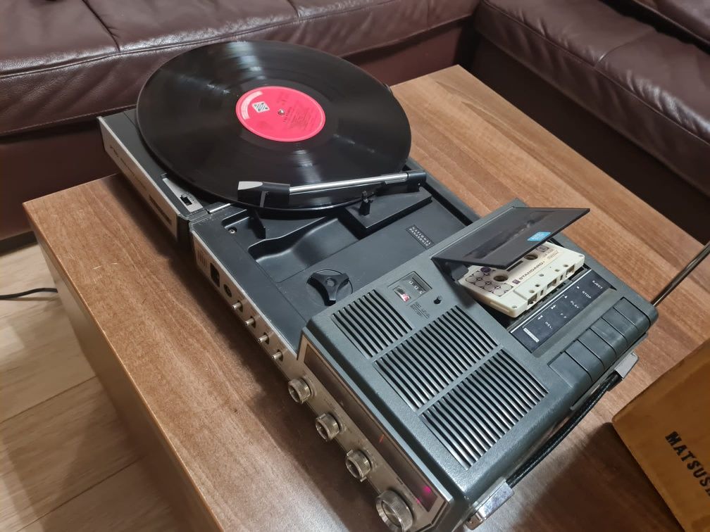 3 în 1 Național Panasonic Casette TAPE RADIO Phonograph  1975