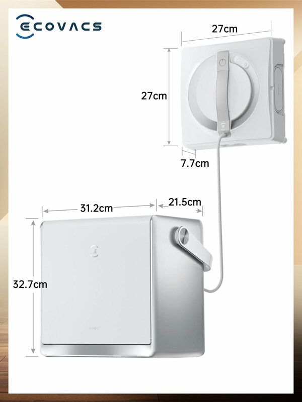 Робот-мойщик окон Ecovacs Winbot W2 OMNI, со станцией, белый