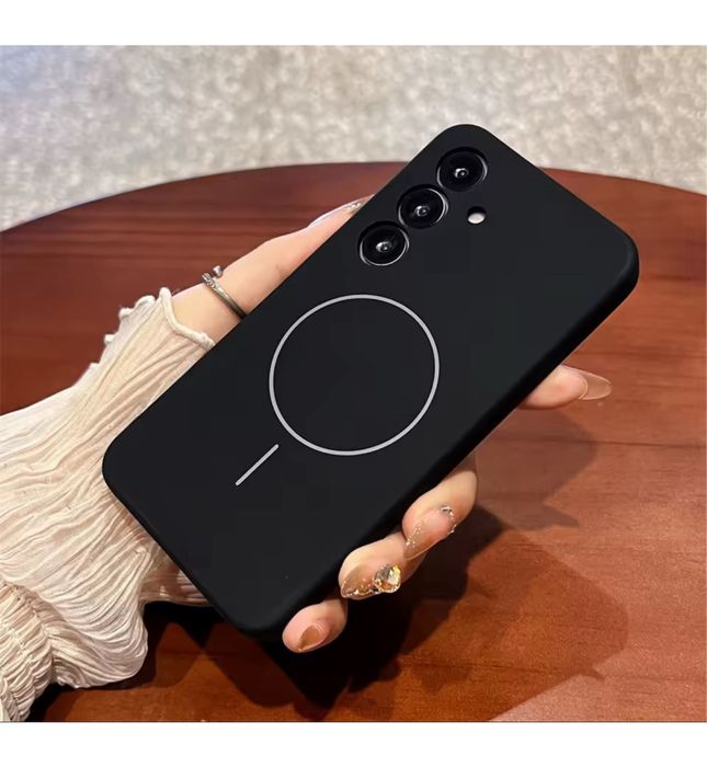 Samsung S25 FE S25 S25 PLUS S25 ULTRA - Husa Magsafe Interior Catifea