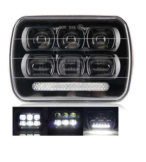 Faruri LED JEEP Wrangler YJ / Cherokee XJ Toyota, ETC130W RSS