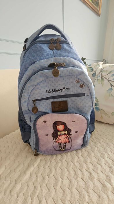 Ученическа раница на колелца за дърпане Santoro Gorjuss