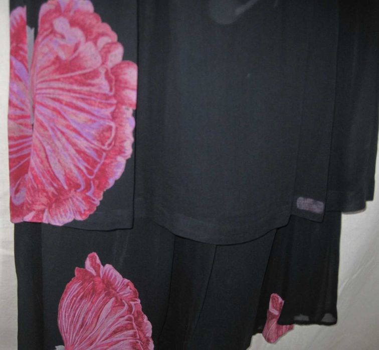 Комплект Пола с топ, 100% естествена коприна, размер S