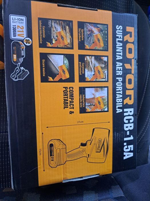 Suflanta aer Portabilă cu acumulator