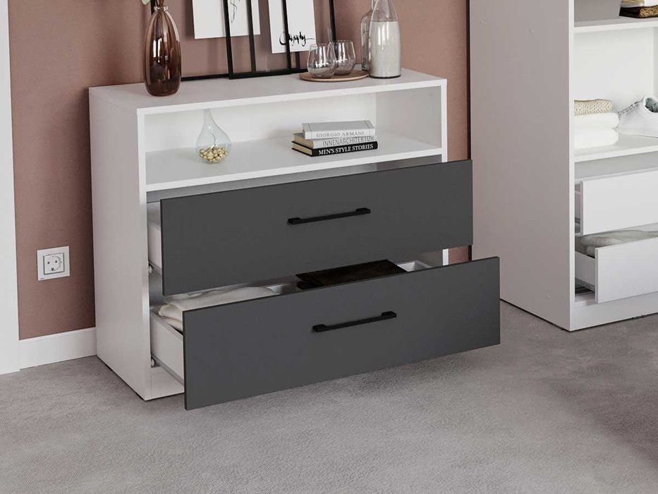 Set Mobila Dormitor Avangard C09 tapitat / oglinda - Transport Gratuit