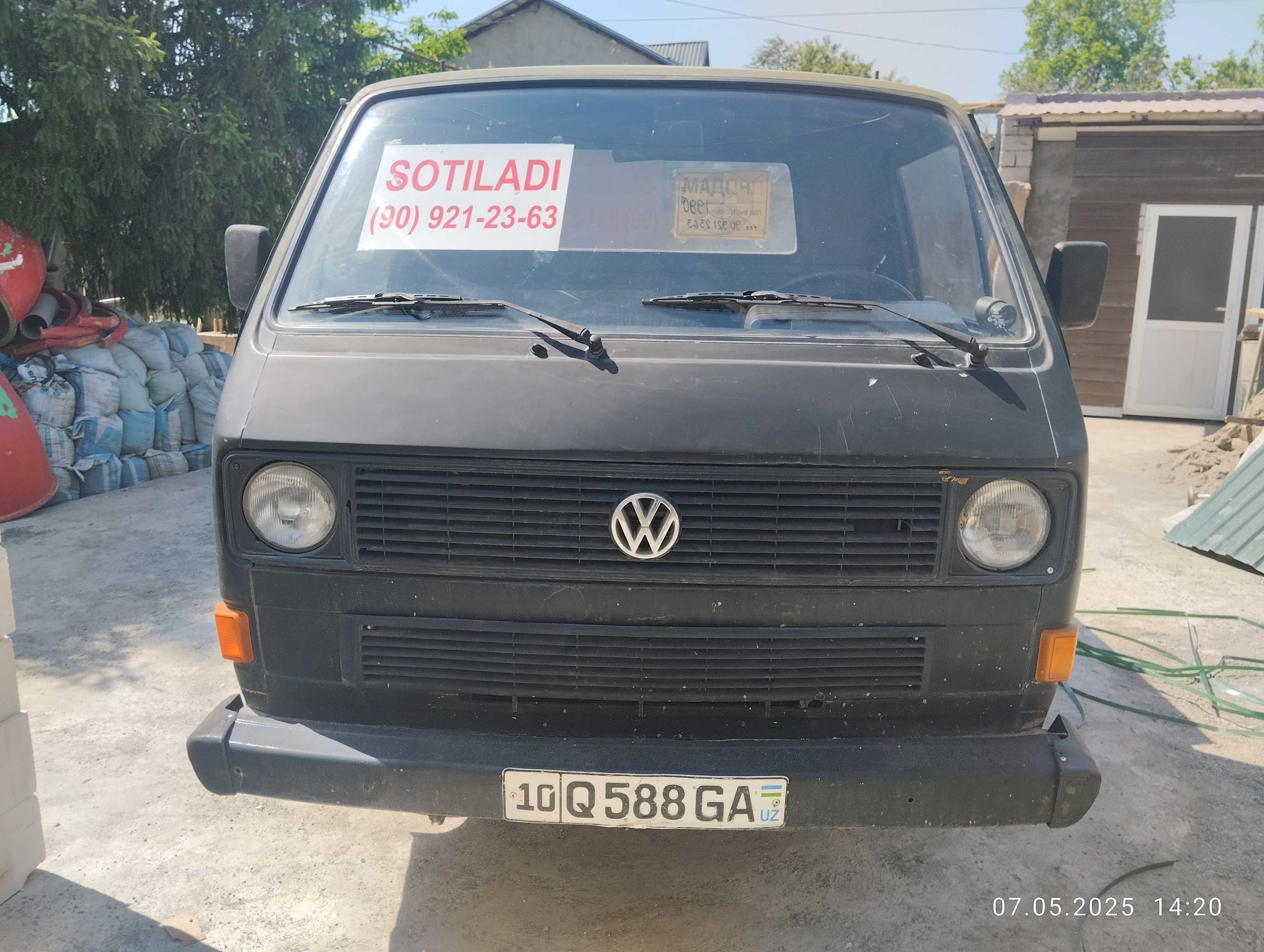 Vw t3 бортовой заводской бензин находу