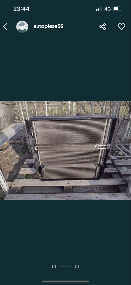Radiator apa BMW X6 E71 3.5d piese dezmembrari