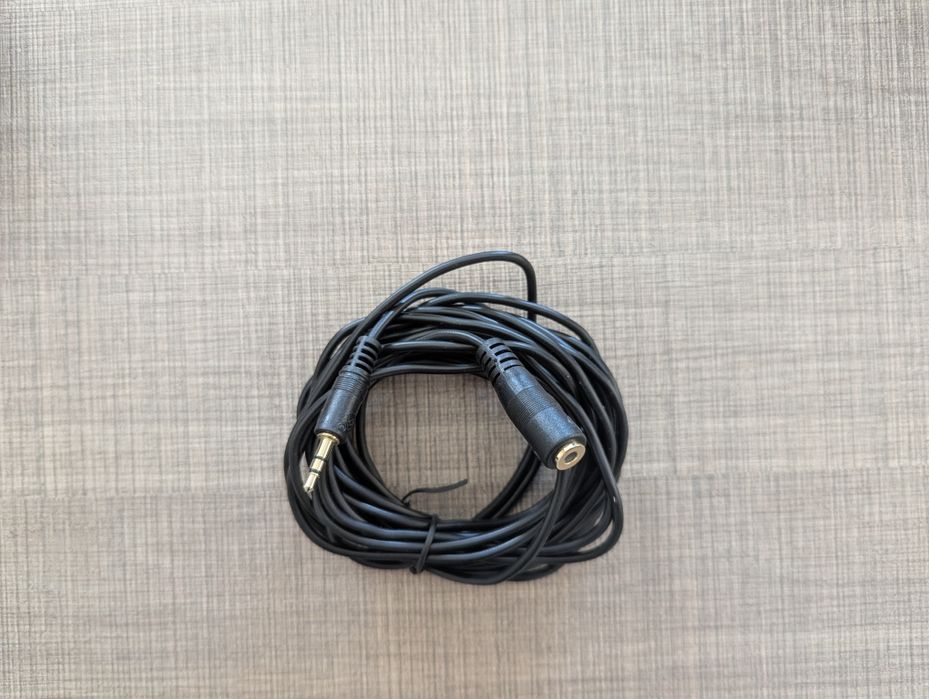 Удължителен кабел за слушалки 5м (3.5 мм жак]