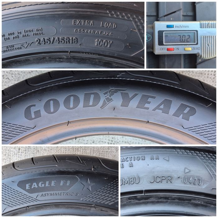 O bucată 245/45 R18 vară - una Goodyear