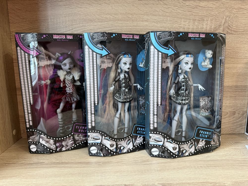 Monster High Reel Drama Clawdeen Wolf & Frankie Stein