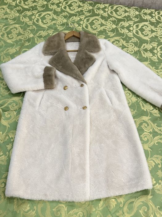 Женская шубка из экомеха под норку