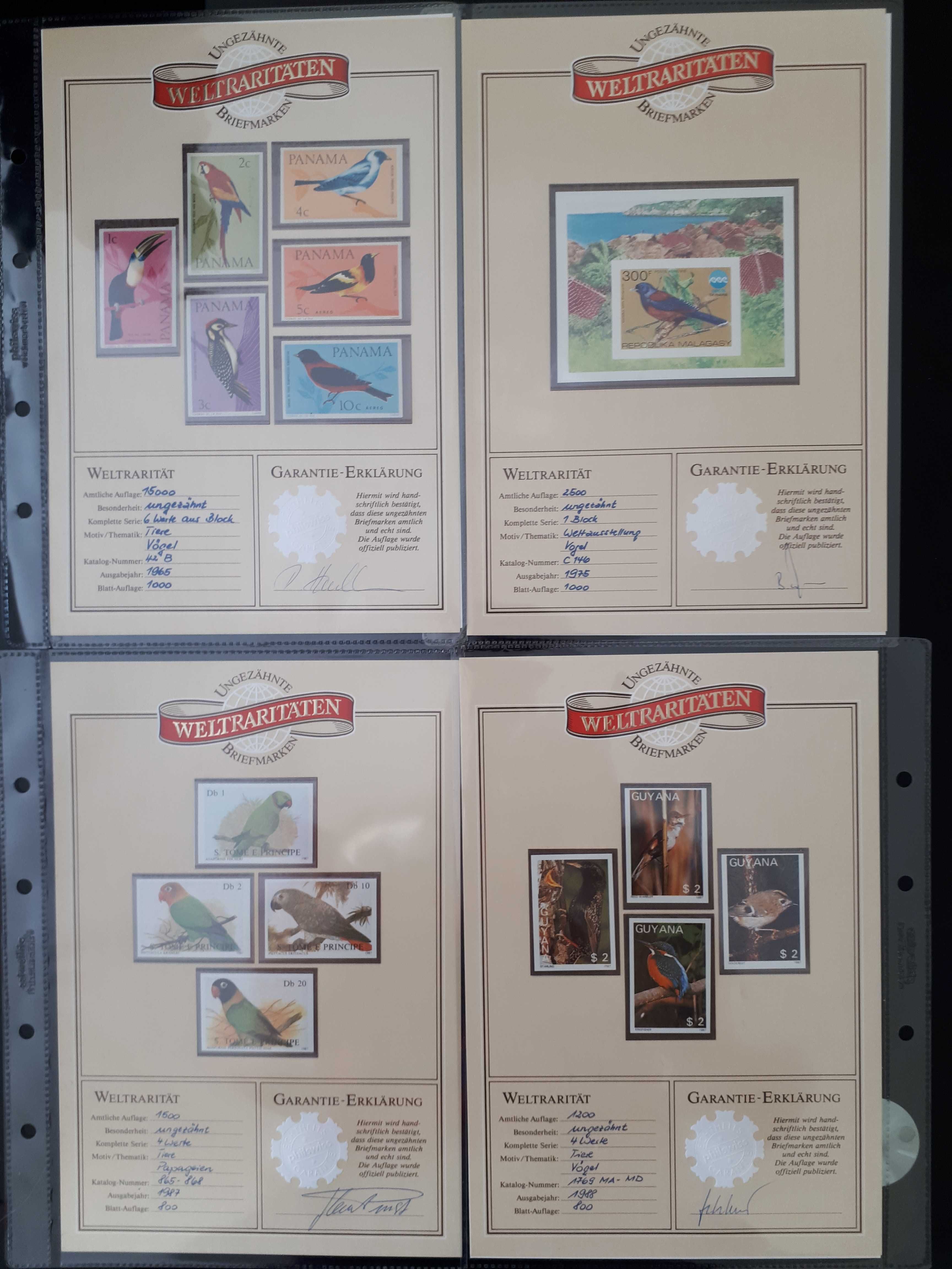Colectie timbre Weltraritaten - Ungezahnte Briefmarken - ani 65'-88'