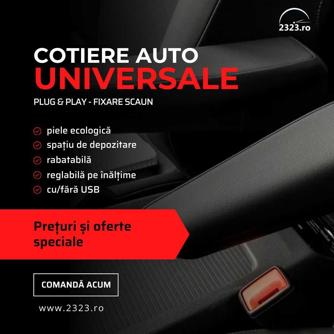 Cotieră auto universală plug&play, neagră, marca avr