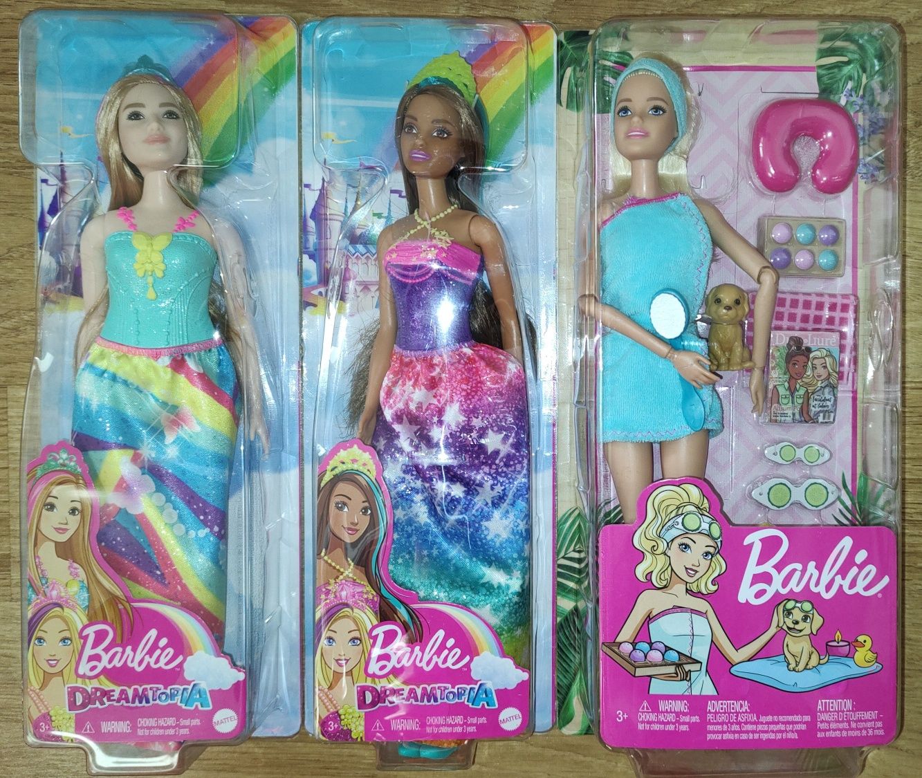 Papusa Barbie Mattel Dreamtopia Wellness Spa cu accesorii