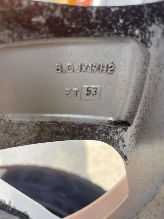 Set jante aliaj R17 5x130 cu anvelope de iarna 255 60 R17