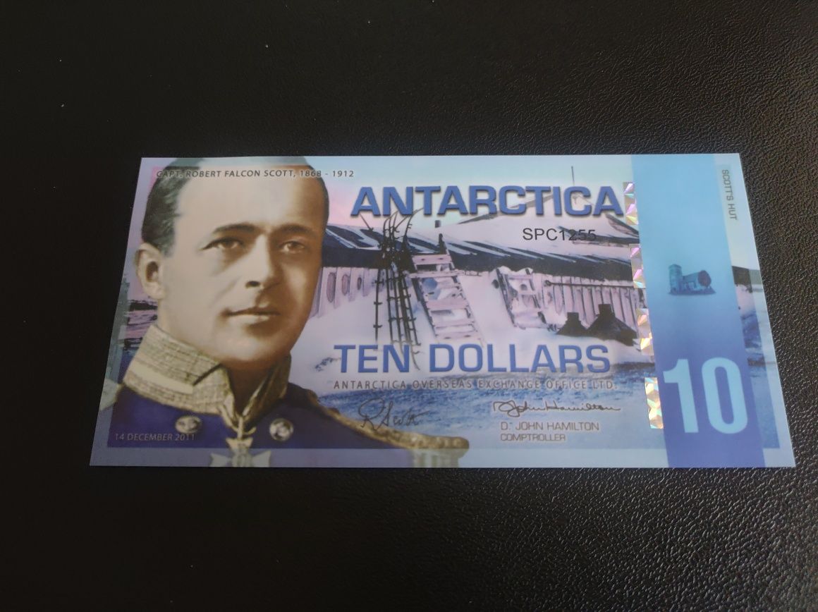 Bancnota 10 dolari Antarctica
