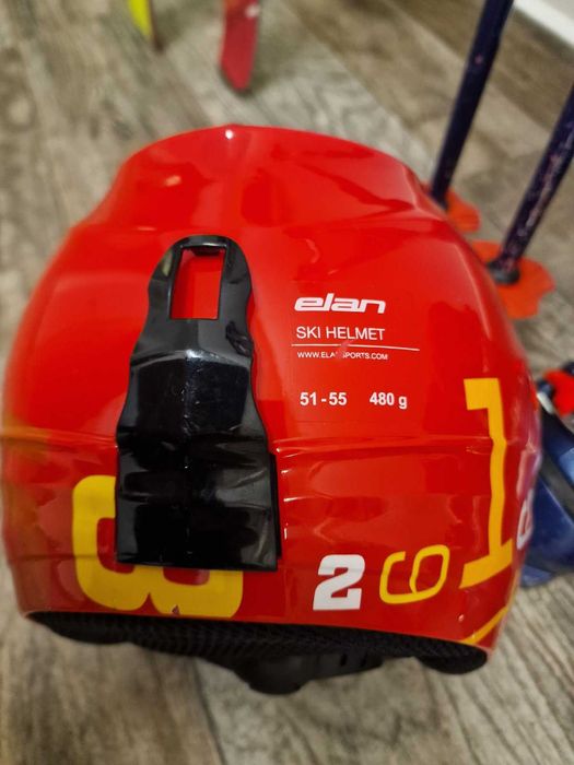 Детски ски комплект (ски, обувки, каска, щеки)