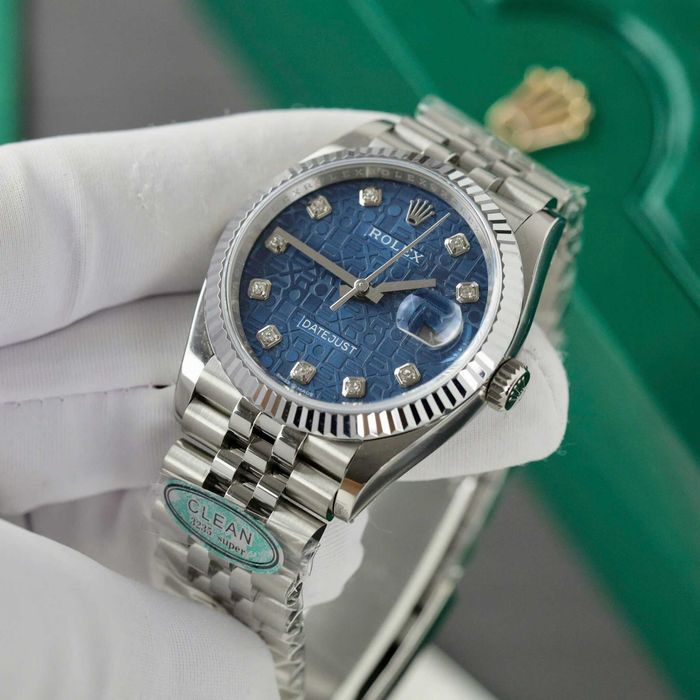 Rolex datejust 36mm сребърна колекция