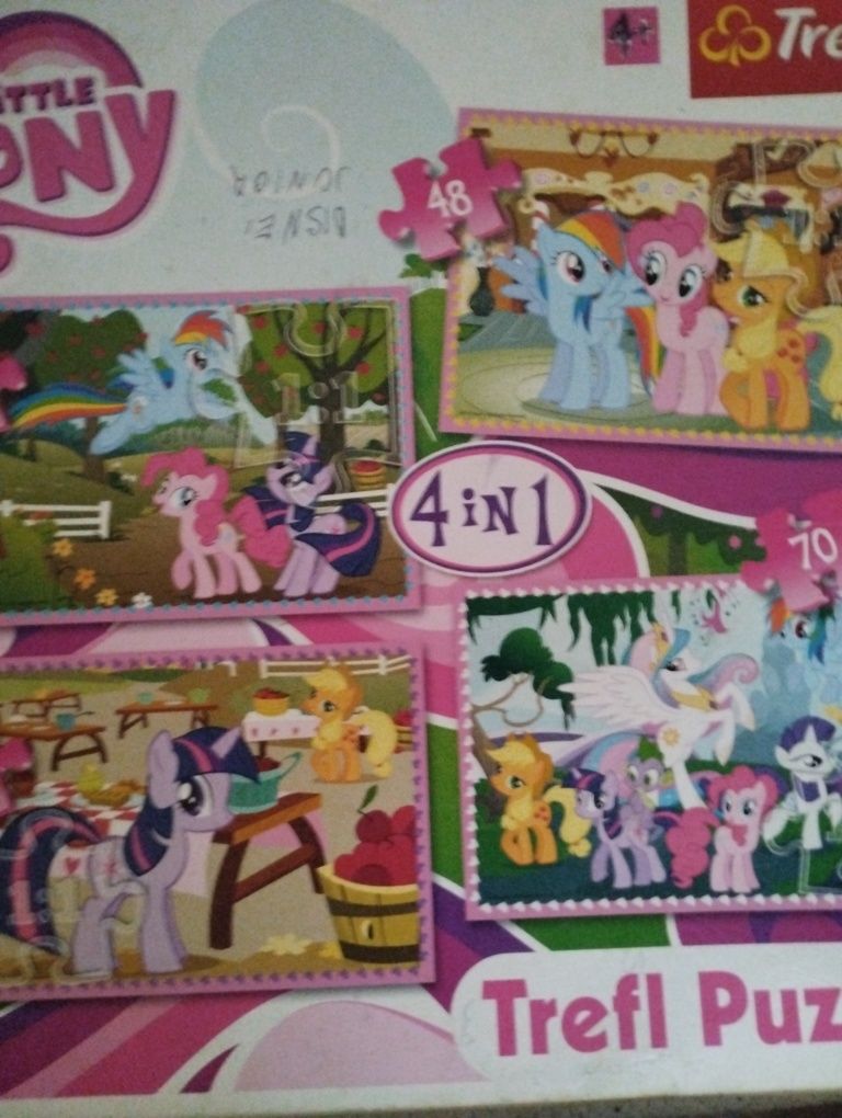 My Little pony puzzle 4în1