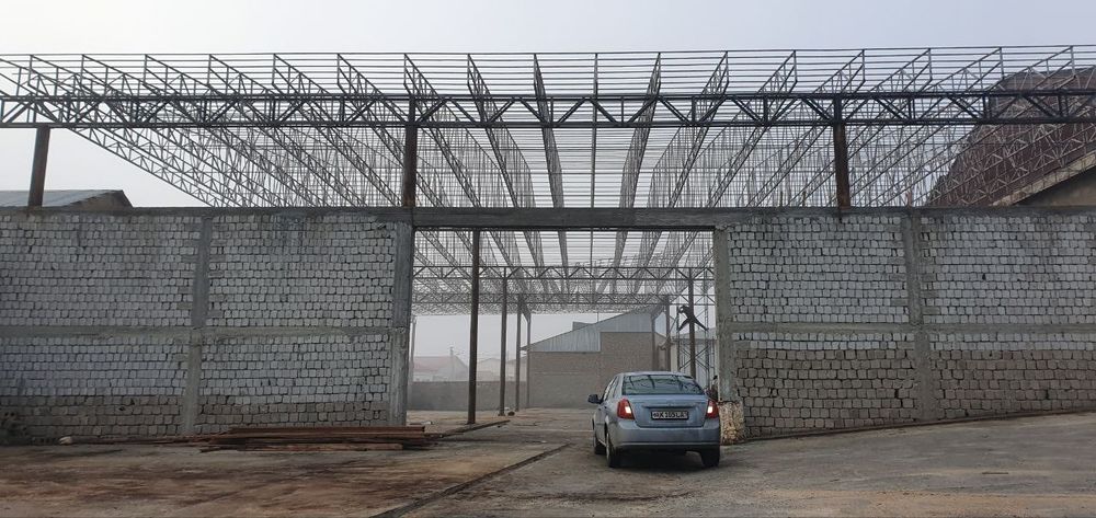 Контейнер профиллари ёки уголниклардан фермалар тайёрлаш ва урнатиш