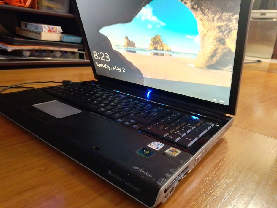 Лаптоп HP - nvidia GeForce 7600, intel core 7200, RAM 4GB