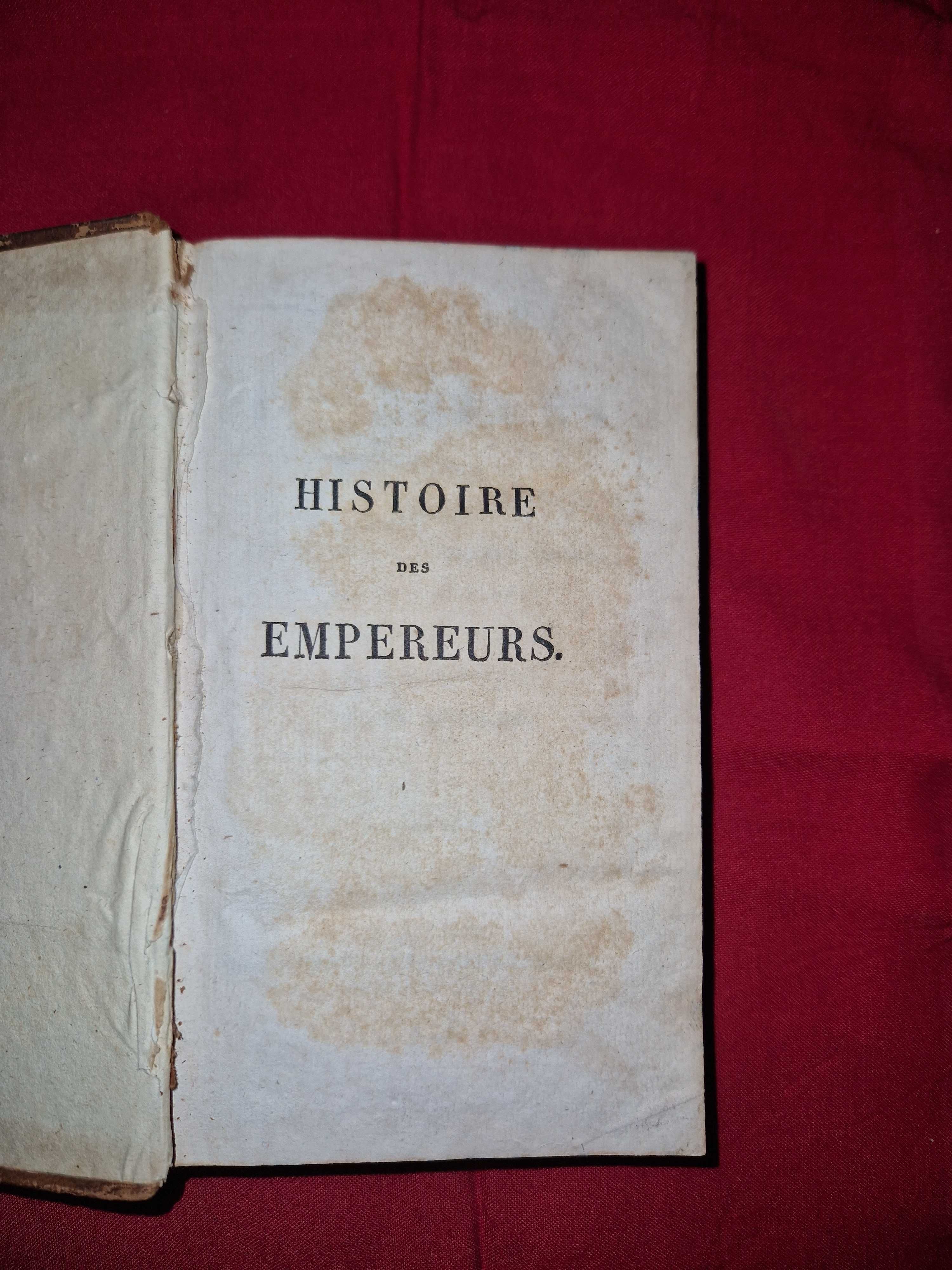 Carte veche Histoires des Empereurs Romains, 1826