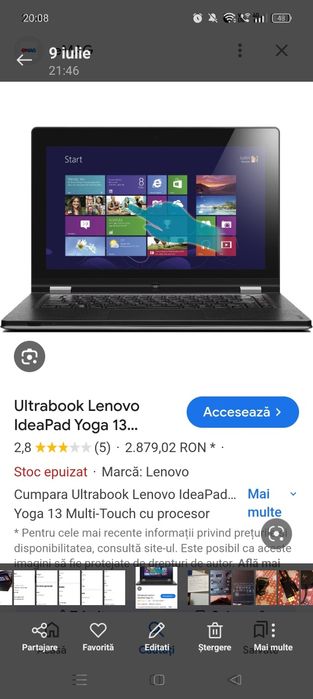 Lenovo ultrabook yoga 13