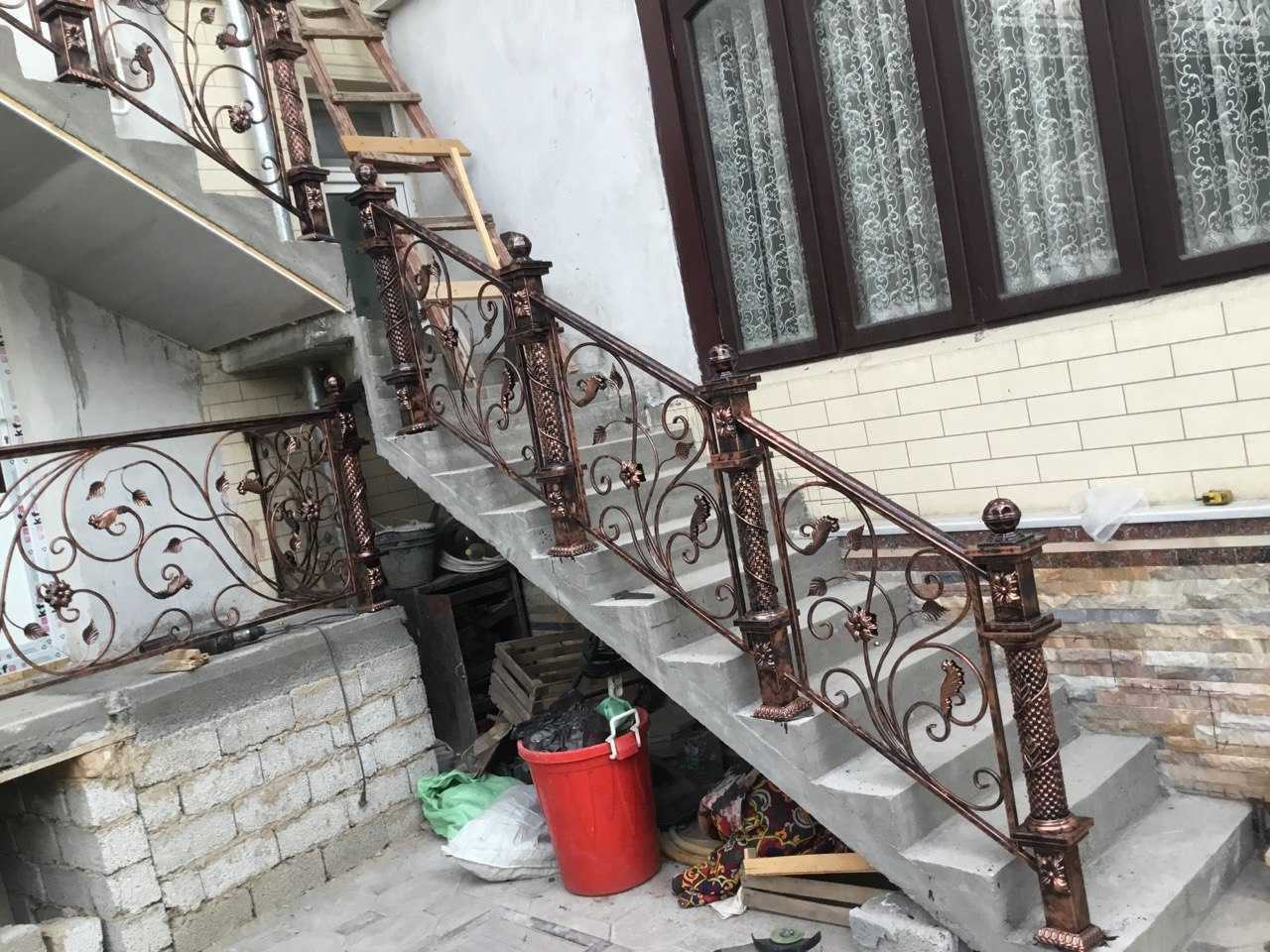 Перила ограждения perila ograjdeniya buyirtma asosida yasaymiz
