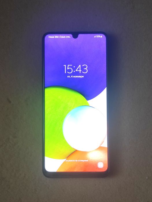 Samsung a22. много запазен с противоударен груб