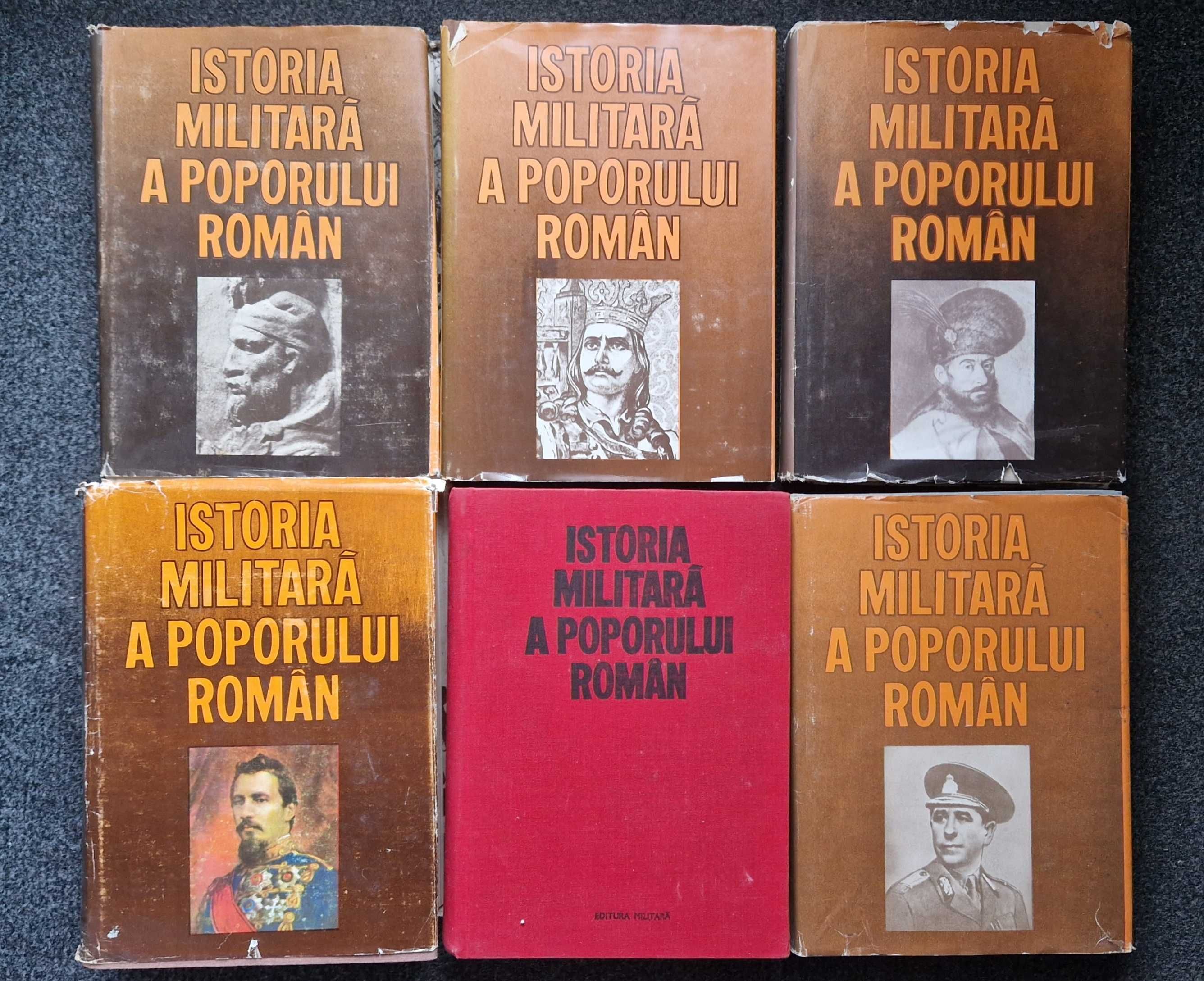 ISTORIA MILITARA a POPORULUI Roman (6 volume - complet)