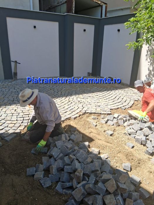 Piatra cubica Andezit noua livrez și montez in toată țara