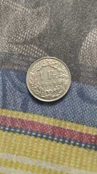 Коллекционная монета 1 франк