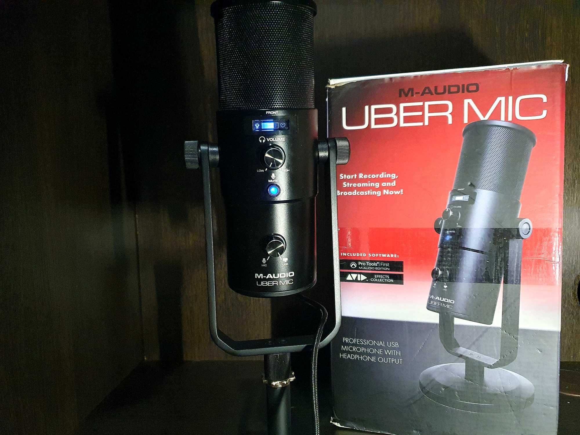 Микрофон M-Audio Uber Mic черный