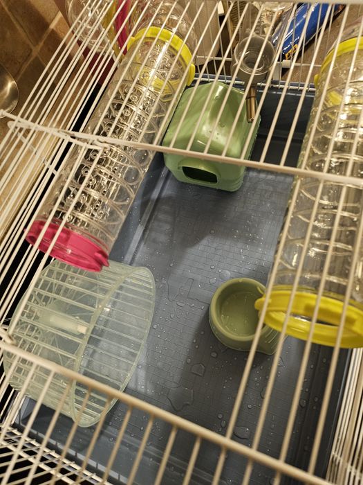 Клетка за МИНИ хамстер+ всичко необходимо