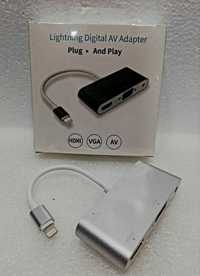 Lightning to HDMI/VGA/AV Adapter - 7585S Адаптер iPhone, iPad, iPod