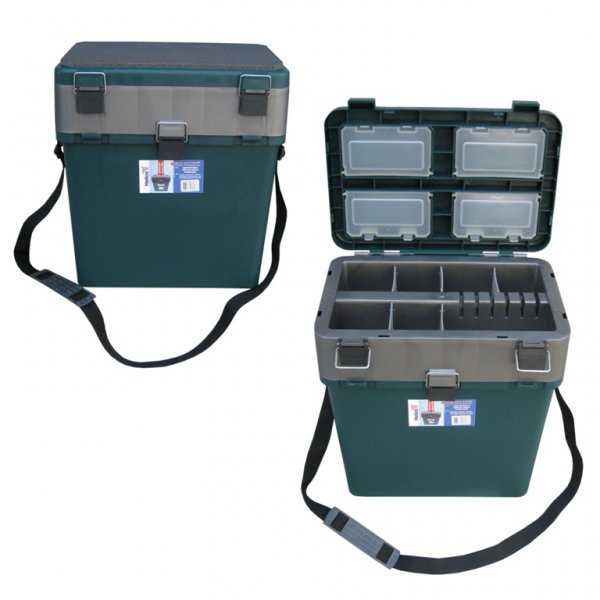 Рыболовный ящик-органайзер — С ОТСЕКАМИ И ПРОЗРАЧНОЙ КРЫШКОЙ!