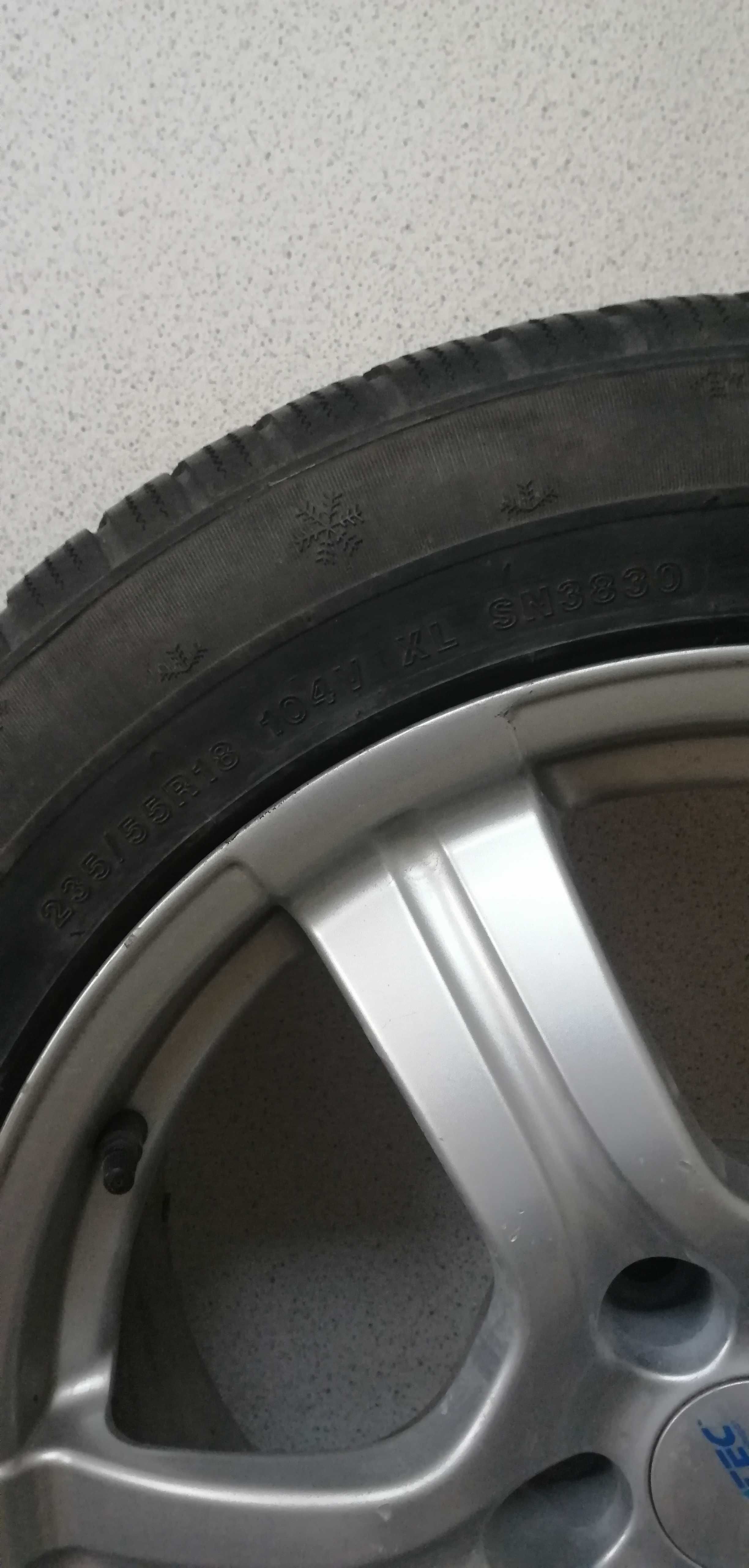 Зимни гуми 4 броя 235/55R18 цола за опел комплект