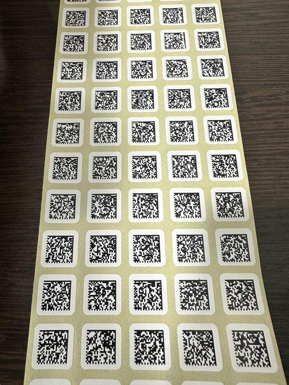 Печать Баркод, Дата Матрикс (Data Martix), QR, Штрих код, Самоклейка