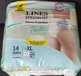 Scutece adulti tip chilot Lines Specialist Derma Protection Plus 14buc