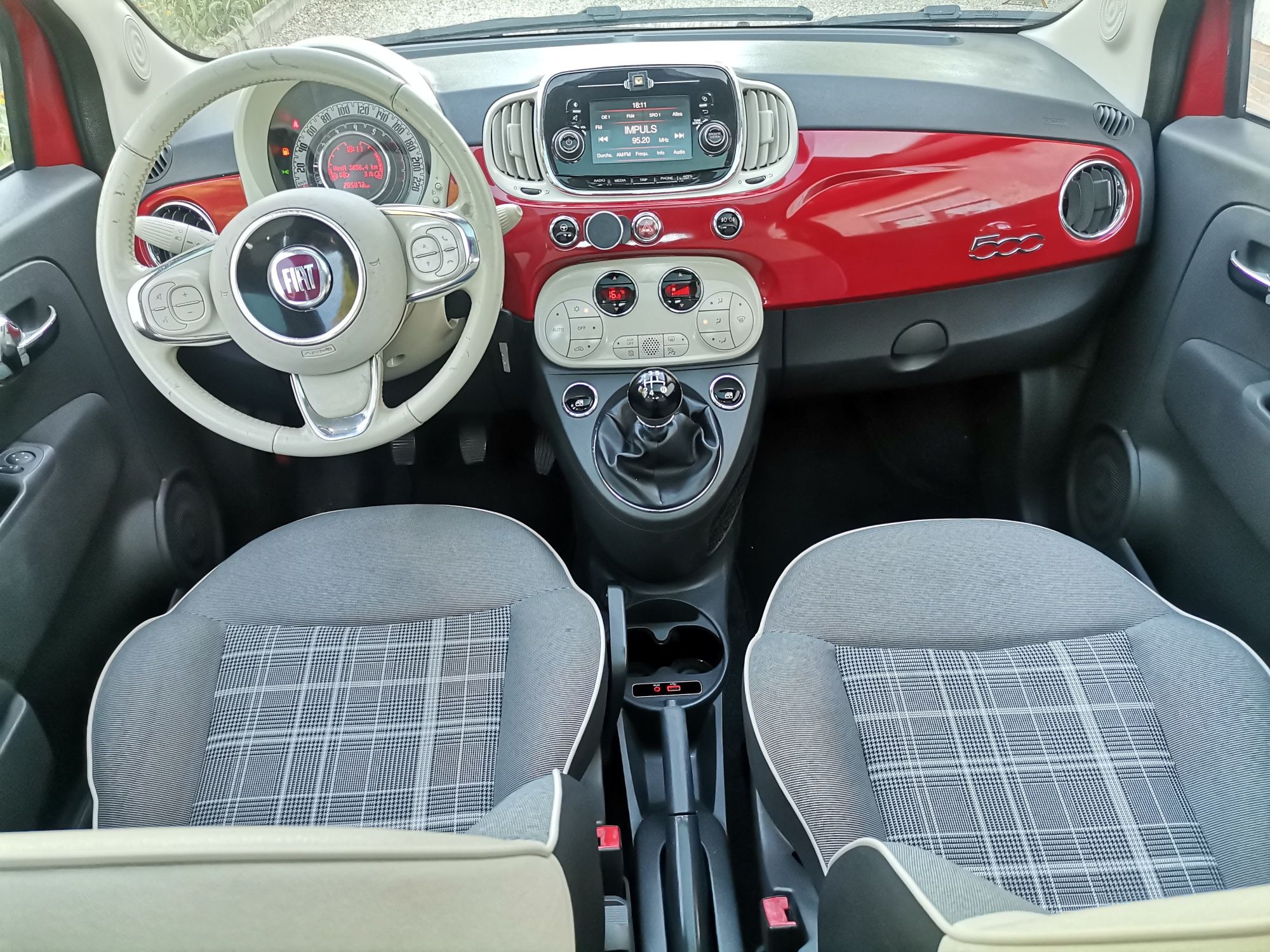 Fiat 500 1.2 benzina Euro 6 an 2015 Climatronic Multimedia Start-Stop