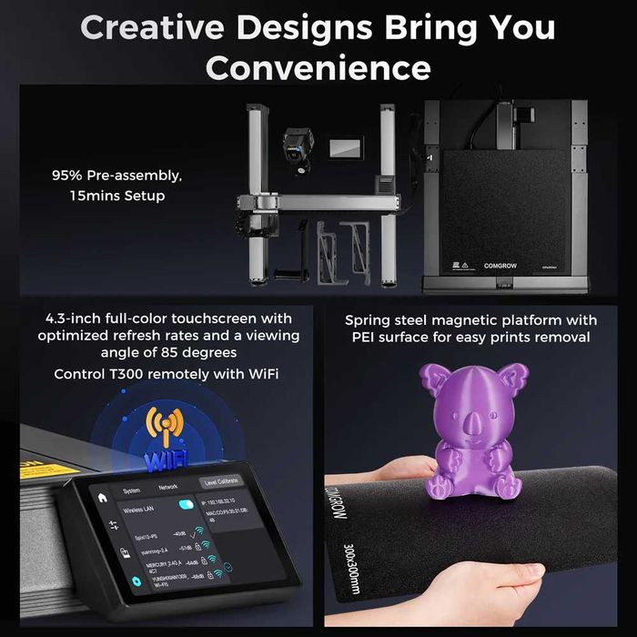 imprimanta 3d Sovol Comgrow T300
