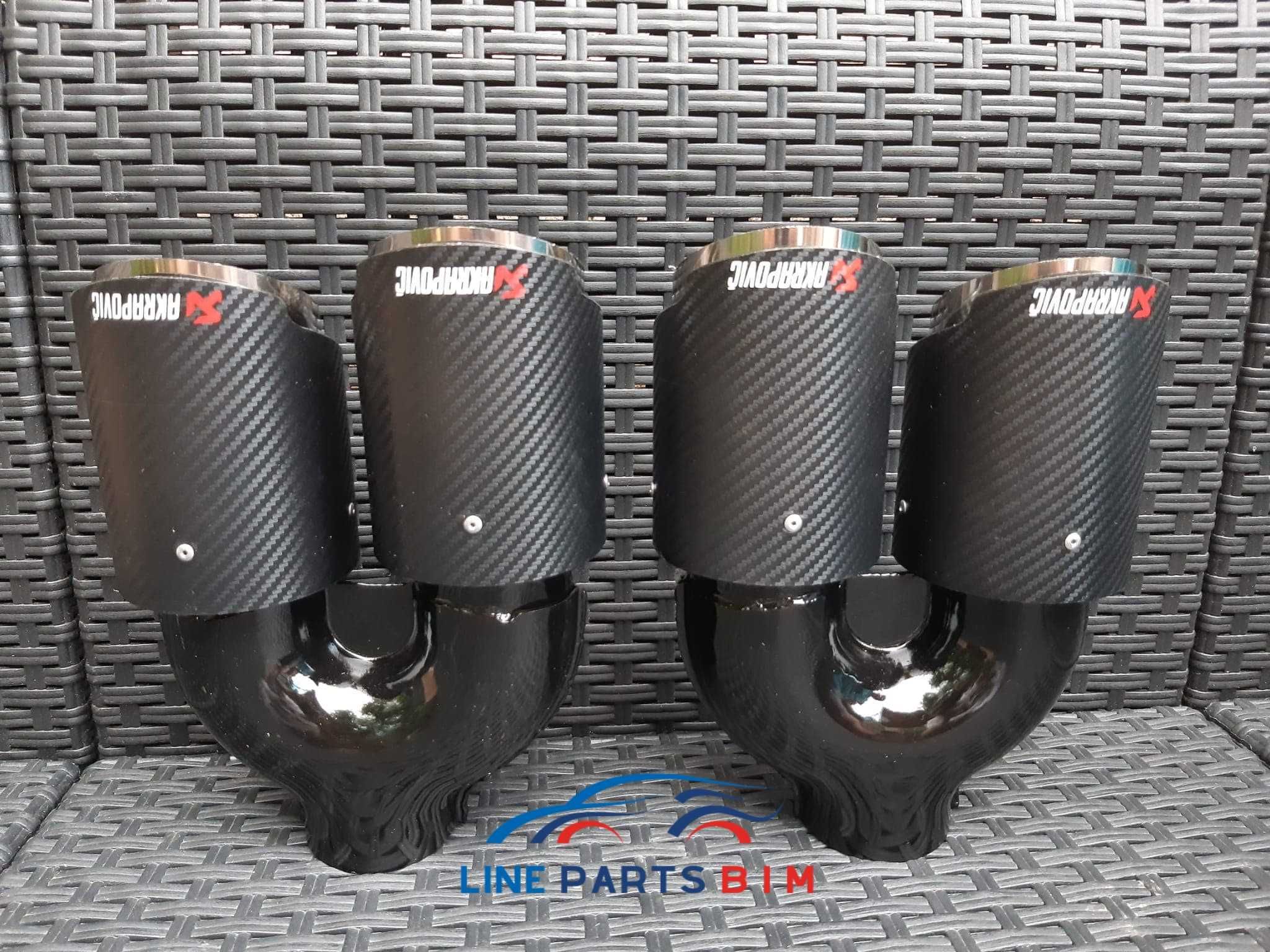 Set Tipsuri Duble Evacuare //M Akrapovic Ornamente Toba BMW AUDI VW