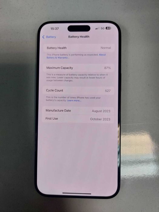 Iphone 15 ProMax 256 GB Blue Titanium