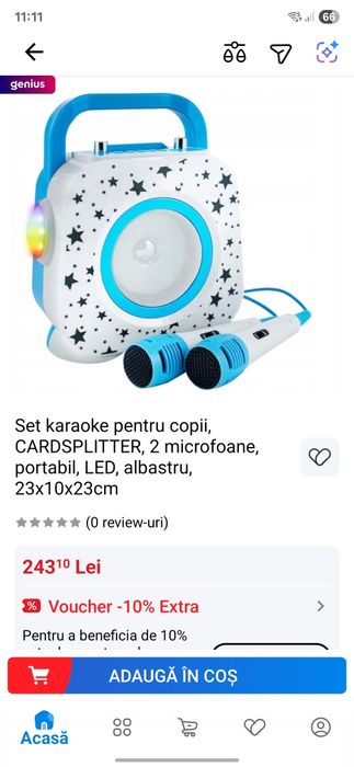 Set karaoke pentru copii Nou