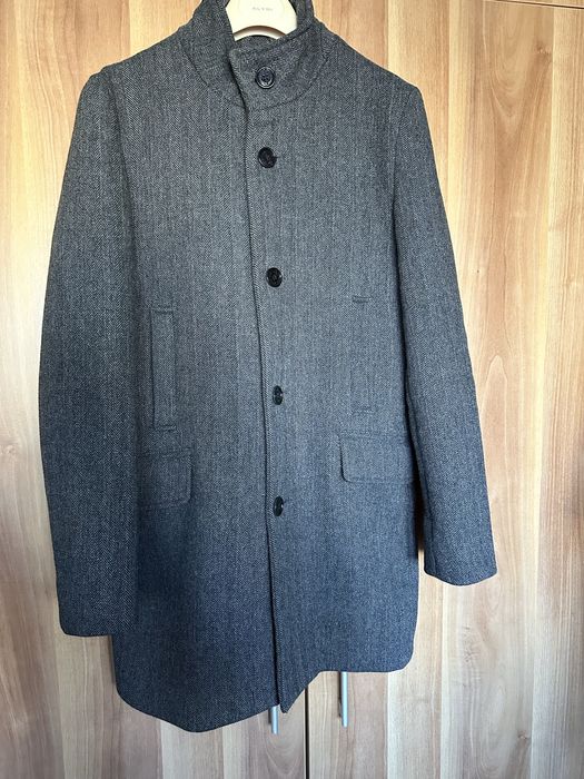 Palton barbati gri