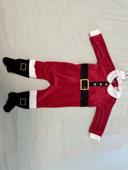 НОВ коледен бебешки ромпър на Zara