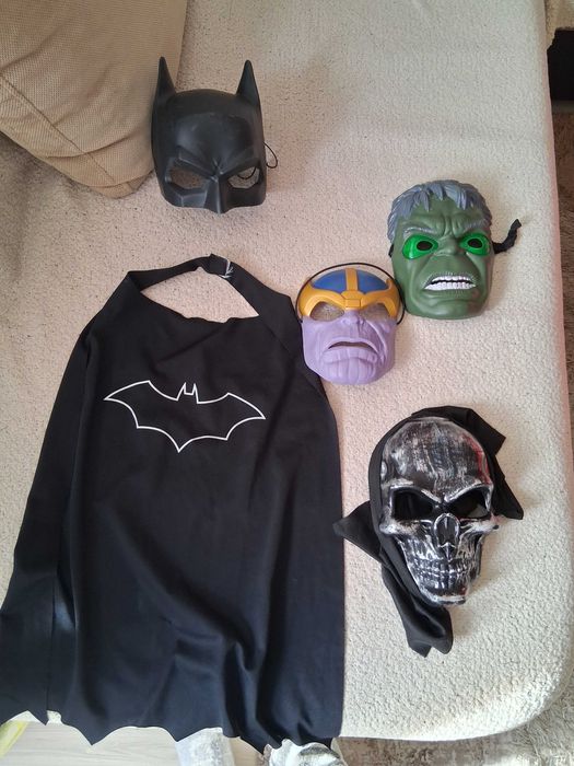 Лот от детски маски на герои
