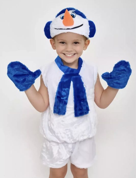 Костюм новогодний снеговик