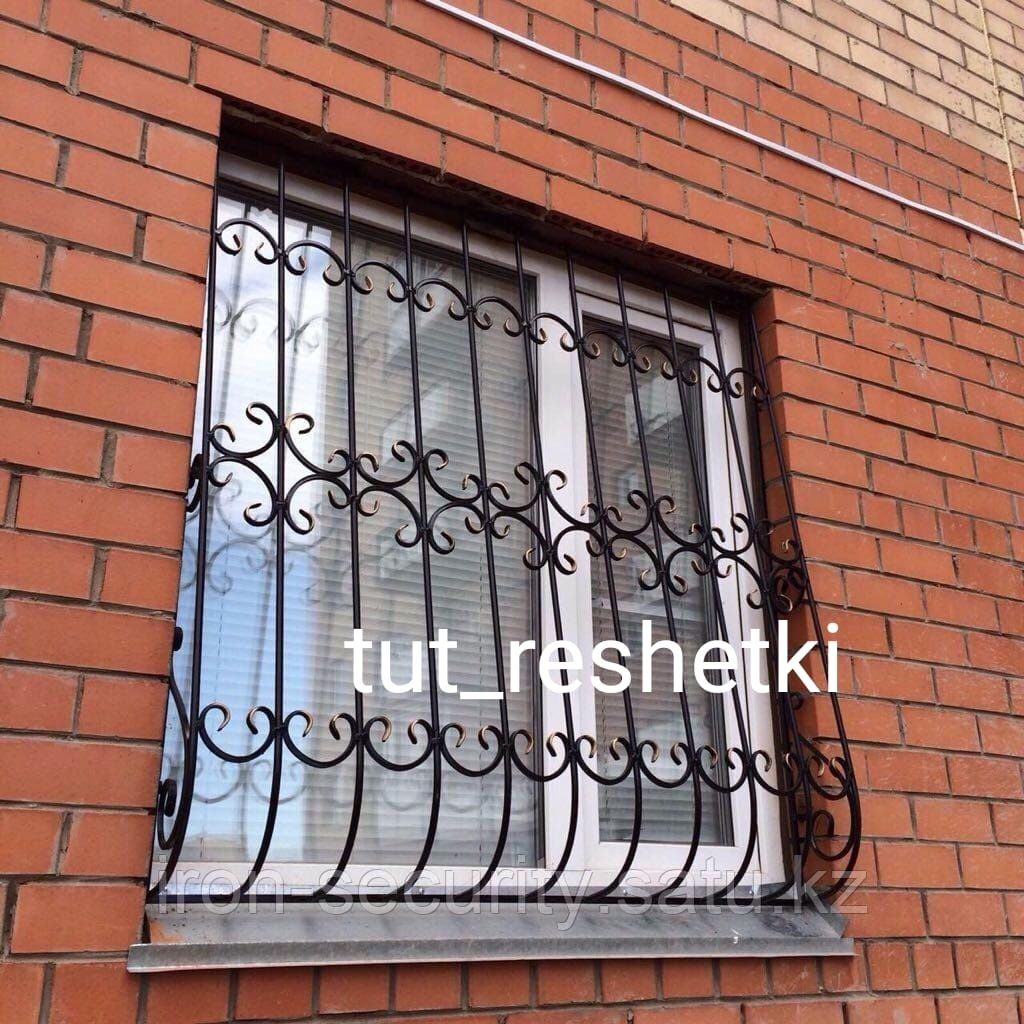 Кованные изделия Алматы, Решетки на окна сварные