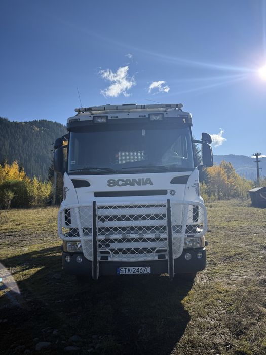 Scania R500 6x4 forestier, macara Loglift