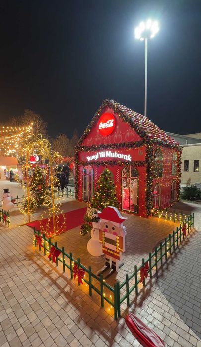 Яркие Новогодние фотозоны\ Yorkin Yangi yil fotoburchaklari